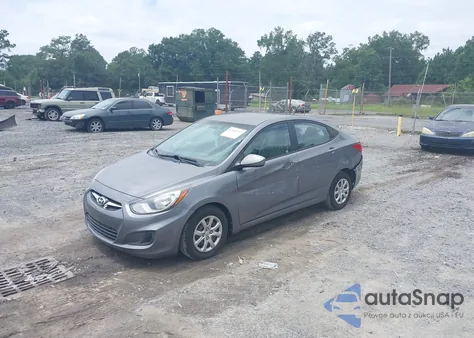 2014 Hyundai Accent Gls from USA, damaged, VIN KMHCT4AE2EU587240